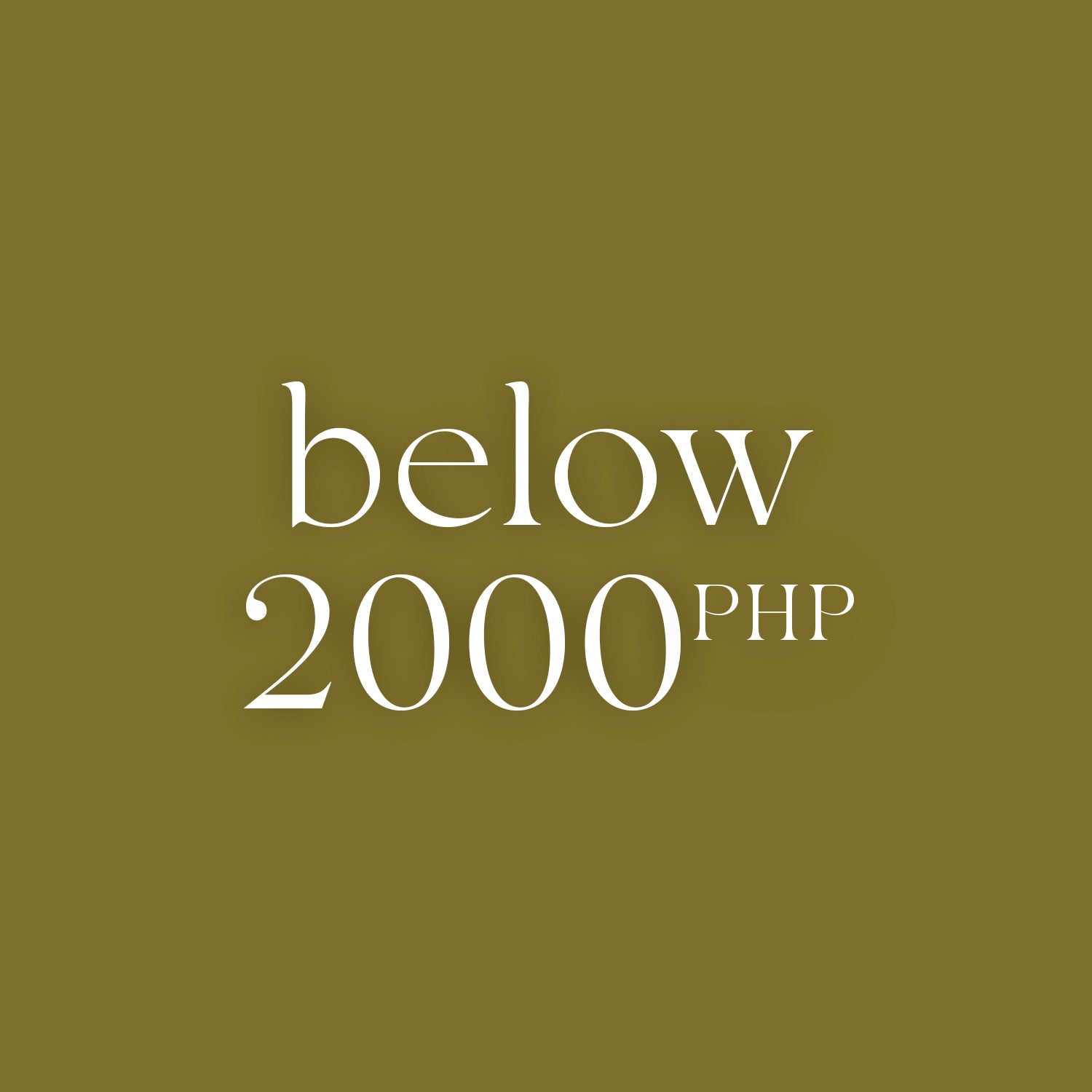Below 2000