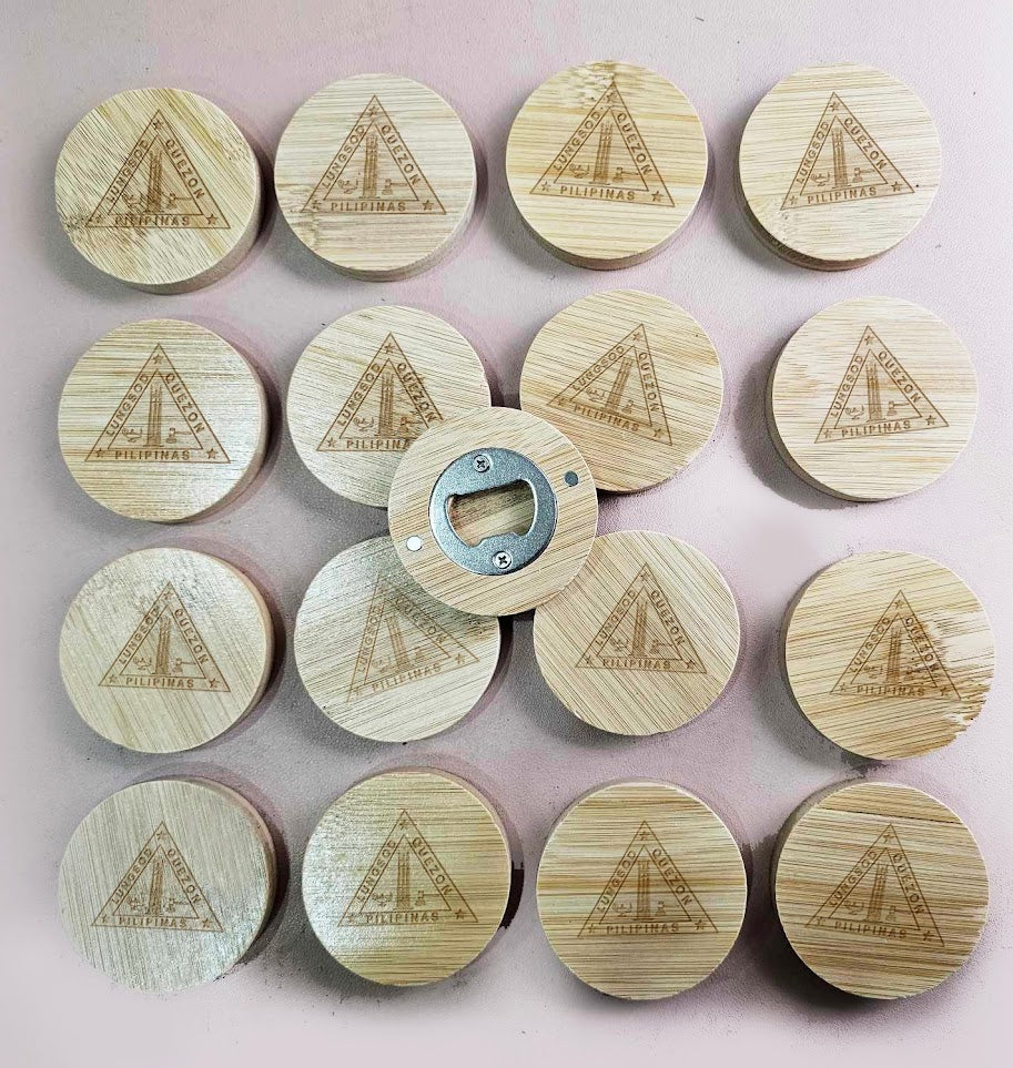 Amber MNL Personalized Wooden Bottle Opener