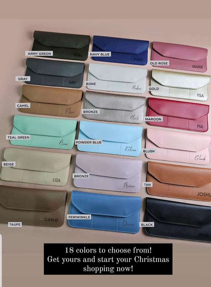 Amber MNL Leather Slim Wallet / Card Holders