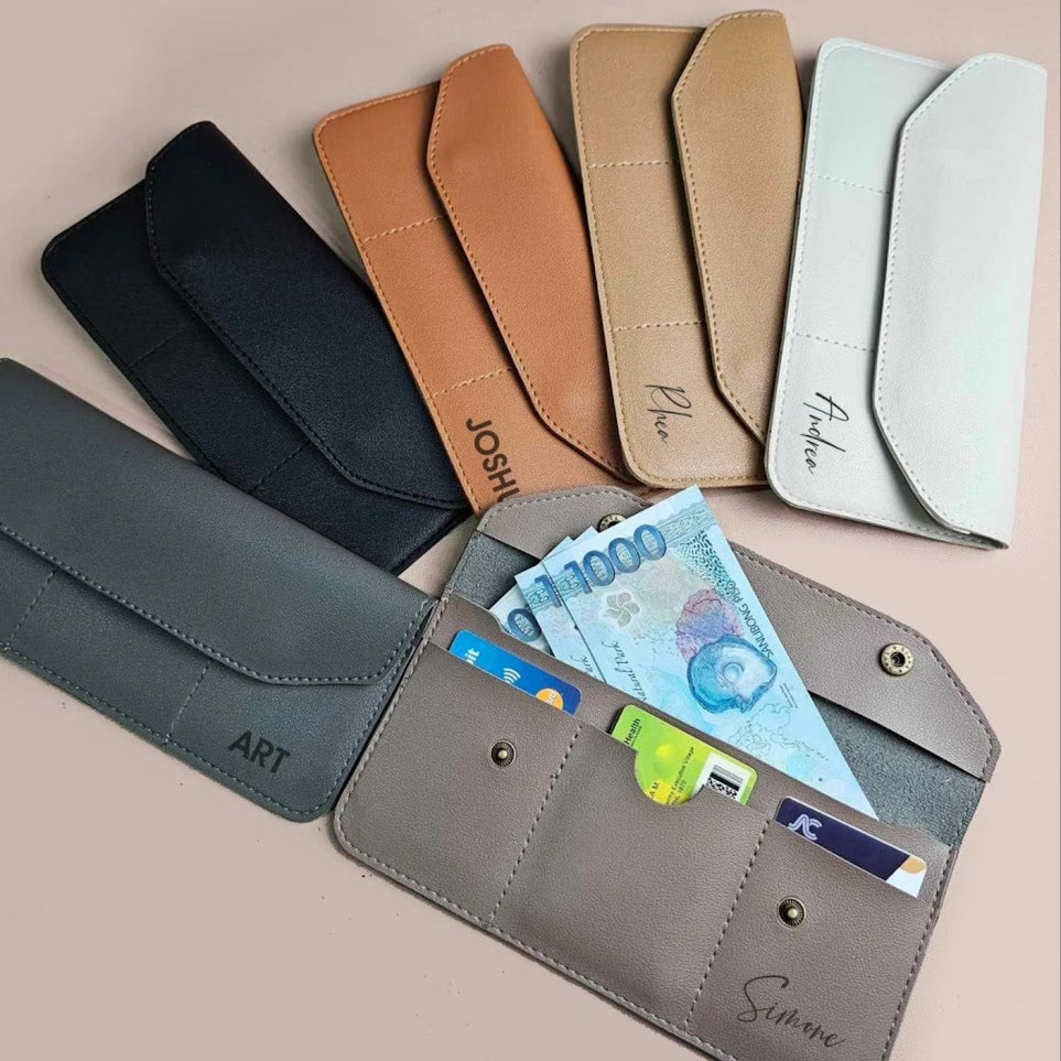 Amber MNL Leather Slim Wallet / Card Holders