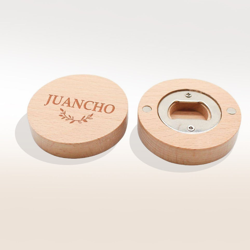 Amber MNL Personalized Wooden Bottle Opener