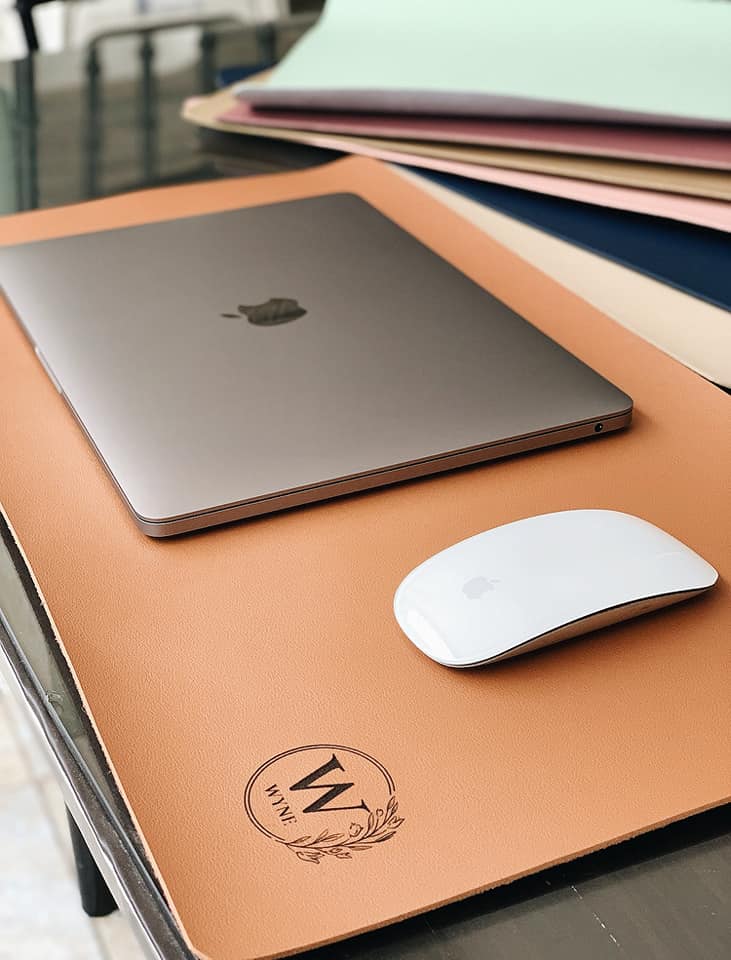 Leather Laptop or Desk Mat