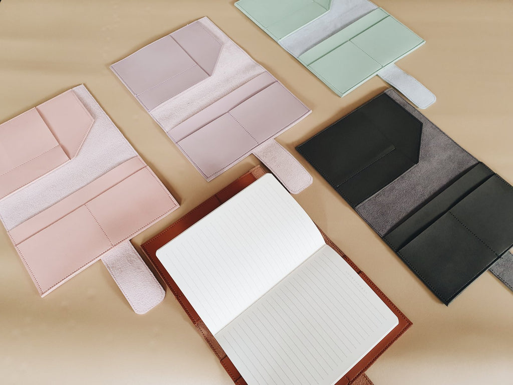 Notebook Organizer Leather Sleeves