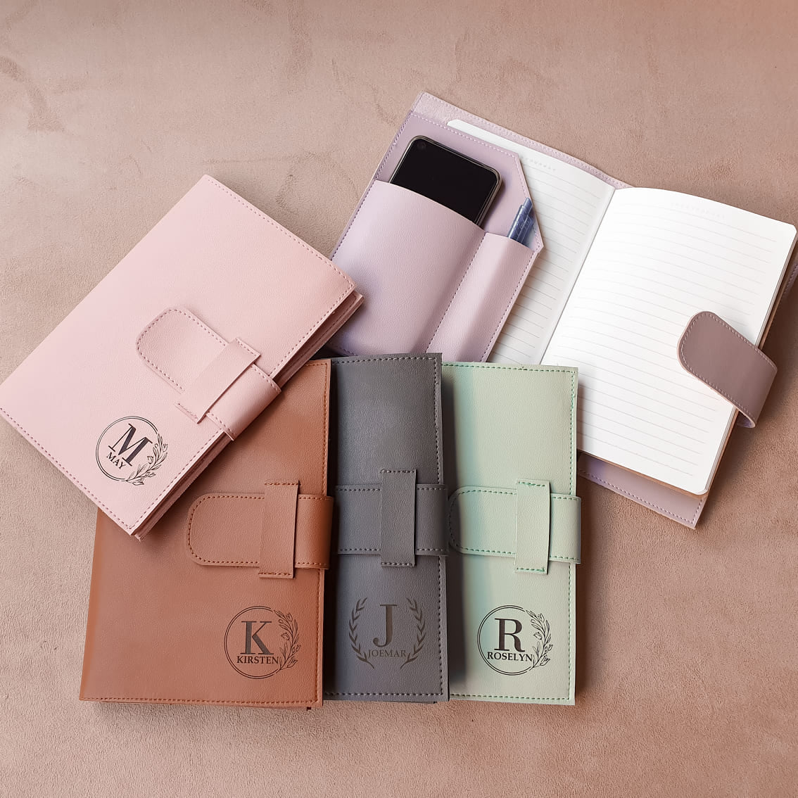 Notebook Organizer Leather Sleeves