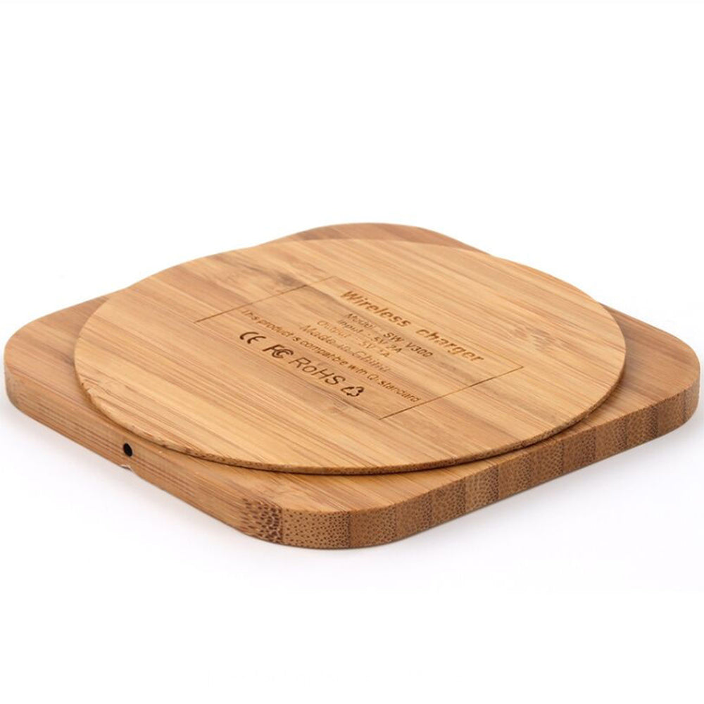 Bamboo Qi Wireless Charging Pads