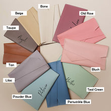 Load image into Gallery viewer, Leather Envelope Pouch
