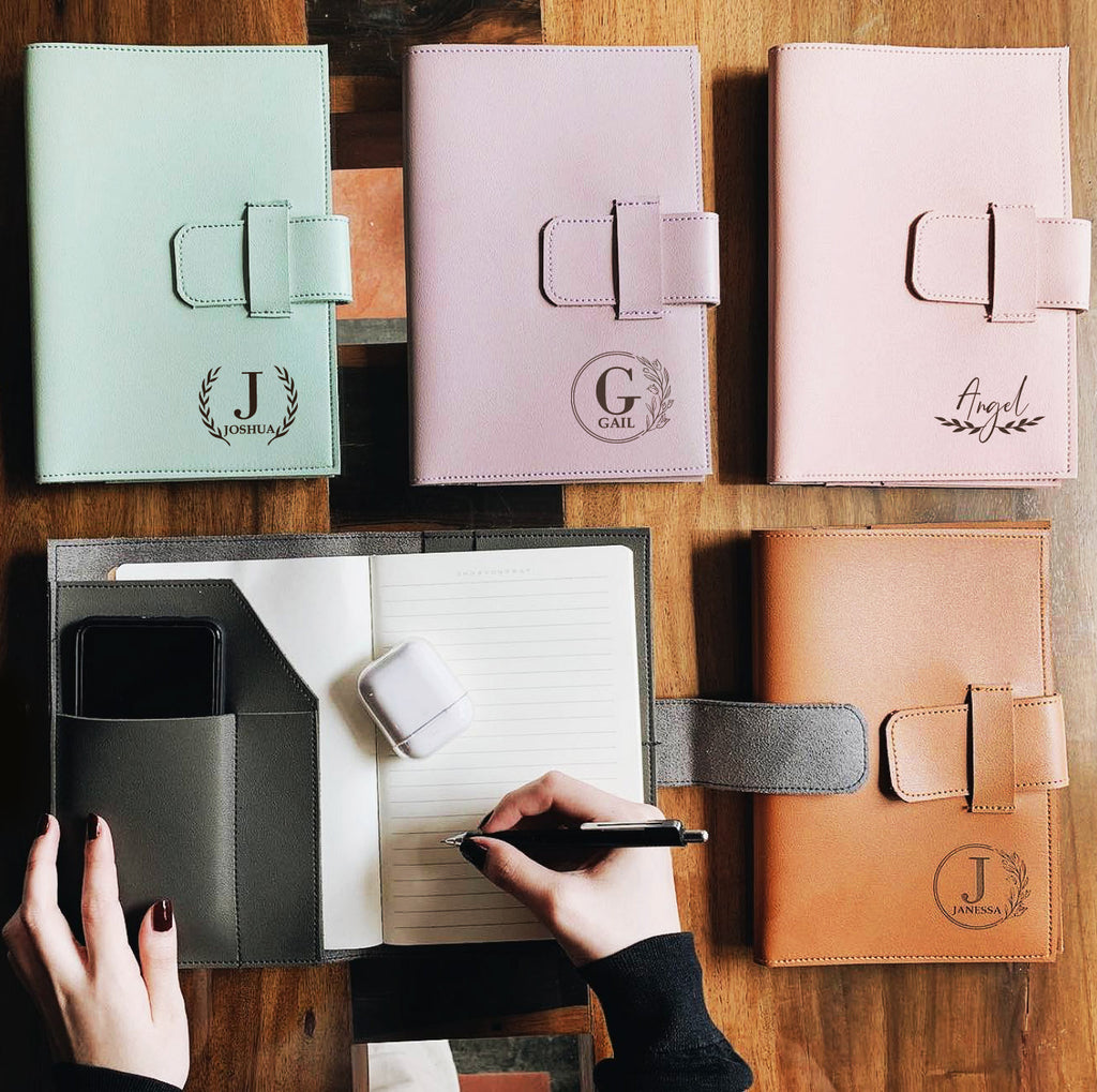 Notebook Organizer Leather Sleeves