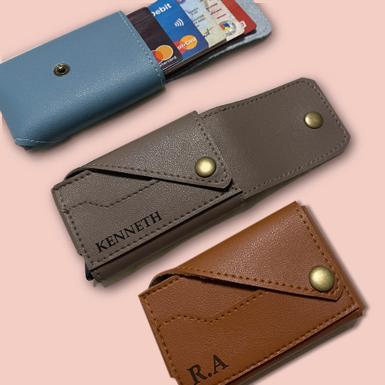 Anti RFID Money Clip/Pop up Card Holder