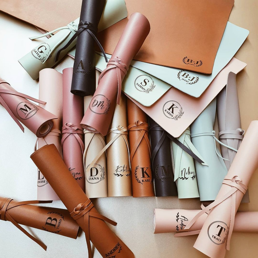 Leather Laptop or Desk Mat