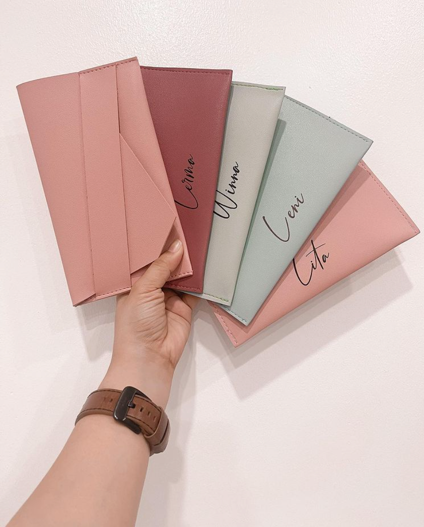 Leather Envelope Pouch