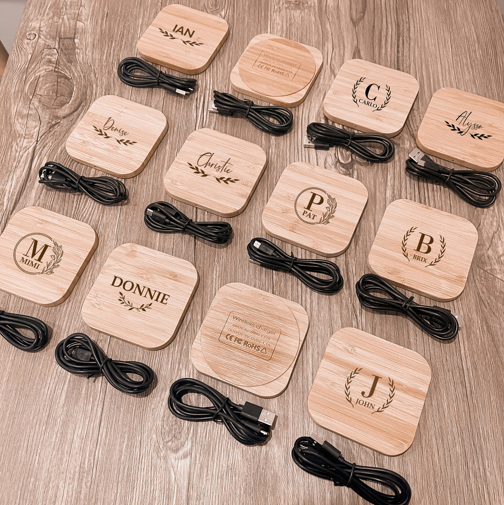 Bamboo Qi Wireless Charging Pads