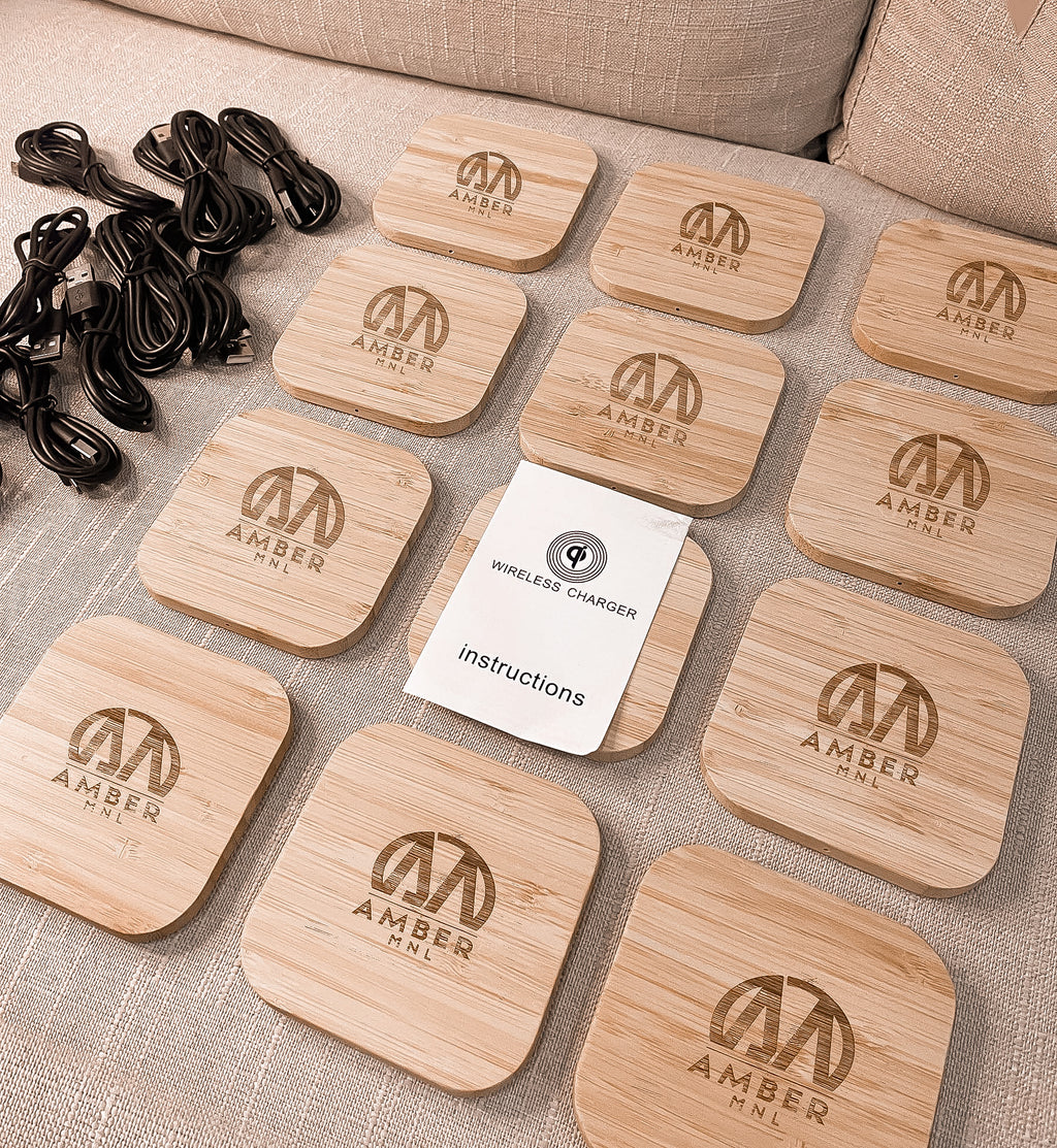 Bamboo Qi Wireless Charging Pads