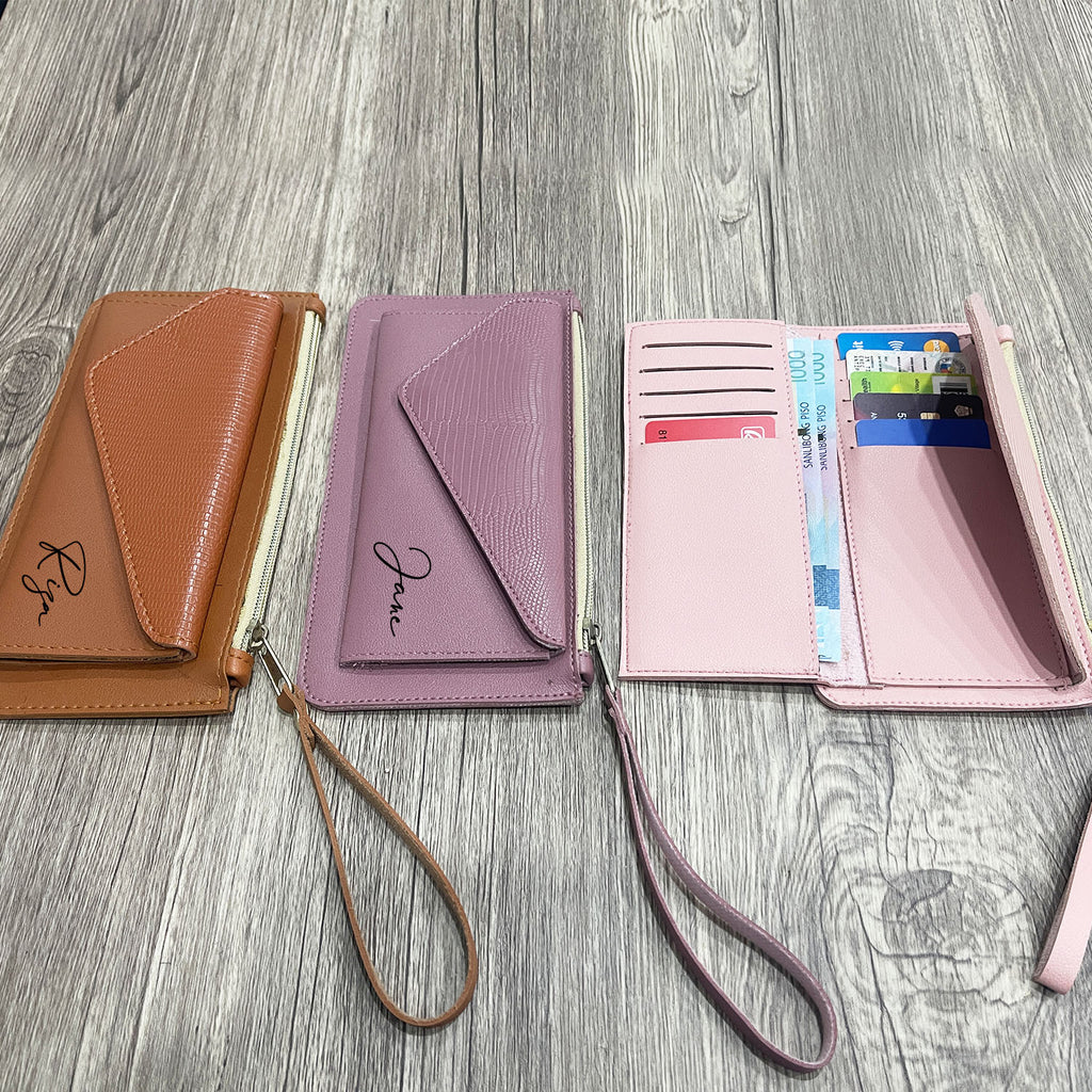 Wristlet phone holder/wallet