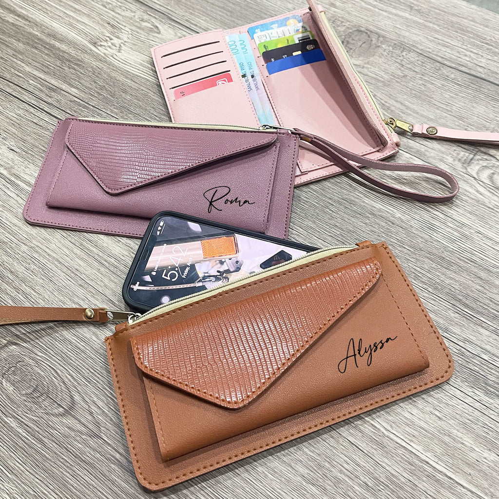 Wristlet phone holder/wallet