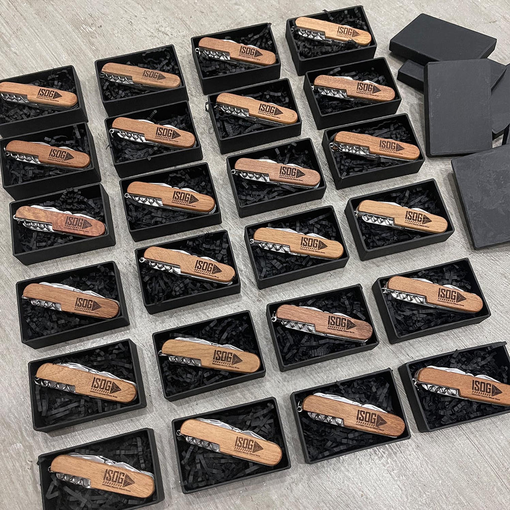 Wooden Swiss Knife personalized