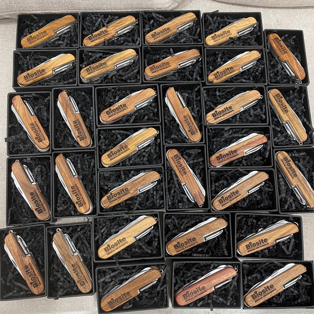Wooden Swiss Knife personalized