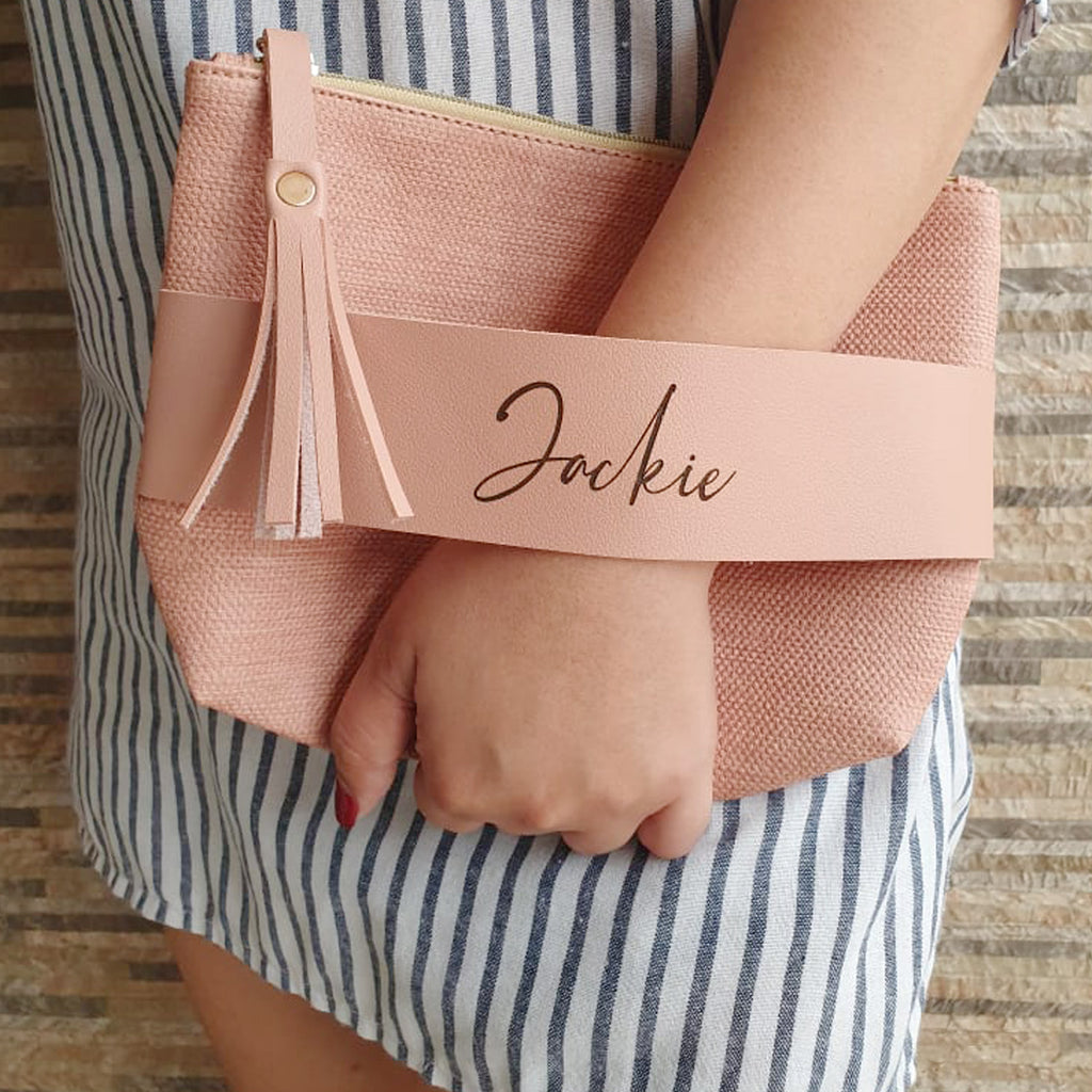 Tassle Clutch Bag